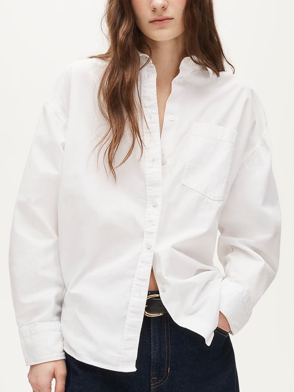 J.Crew CÉtienne oversized shirt in lightweight oxford Button-Down Shirt S/P Nwt